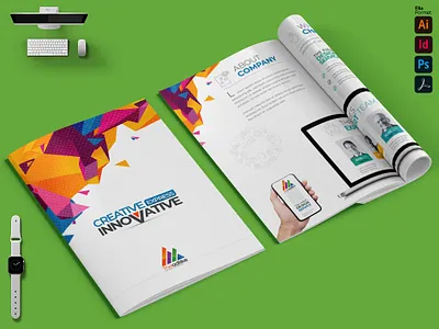 Bifold Brochure Design abstract brochure agency agency brochure bifold bifold brochure book booklet branding brochure design brochure template business business brochure company company profile corporate corporate brochure modern brochure design print print brochure design vector