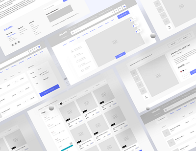 Ecommerce Web Wireframing ecommerce landing page marketplace online marketing online shop ui design web design website design