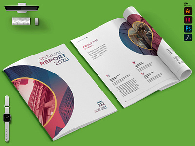 Annual report design by Nur Mohammad | Graphics & Multimedia Designer ...