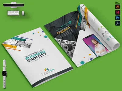 Bifold Brochure Design abstract brochure agency brochure bifold bifold brochure bifold brochure design booklet brochure design brochure template business business brochure company company profile corporate corporate brochure modern brochure design print print brochure design template the brochure vector