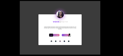 My Profile Card branding design figma ui ux web