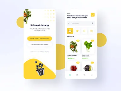 UI/UX Design Sayur.ku app branding design icon illustration logo minimal typography ui ux