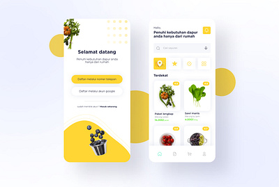 UI/UX Design Sayur.ku app branding design icon illustration logo minimal typography ui ux