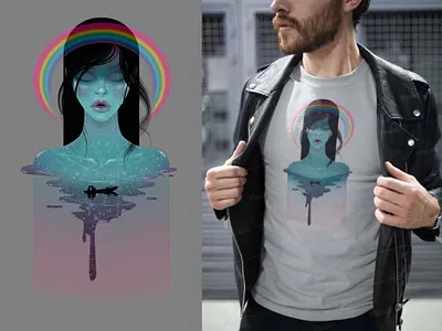 You Are My Universe design digital art illustration t shirt design vector