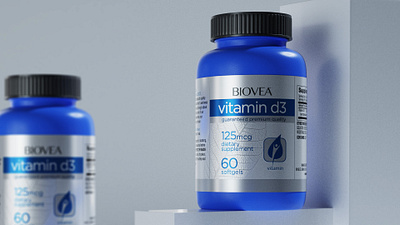 CGI Vitamin 3d 3d modeling bottle cgi modeling packaging product remedy render