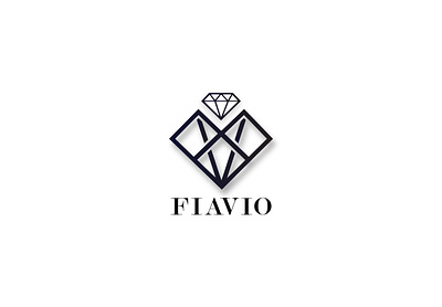 FLAVIO jewellary shop branding creative creative design creative logo illustrator logo design logo minimal logodesign minimal minimalist logo monogram logo unique unique logo