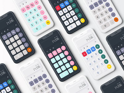 MechaCalc - Calculator App 2021 trend app apple calculate calculator calculator app calculator design calculator ui dark design dribbble figma finance app minimal mobile app neumorphic neumorphism ui uidesign ux