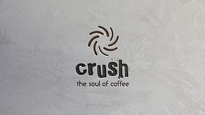 Logo Design for an Youth Coffee Shop "Crush" branding branding and identity business card design business cards coffee coffee logo coffee shop logo coffeeshop corporate branding corporate design corporate identity corporatedesign crush logo logo logo design logodesign logotype