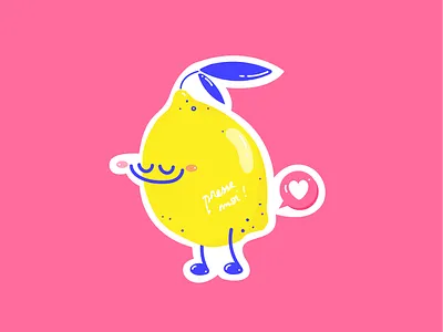 Citron pressé branding citron cute design fruits fun illustration lemon lime logo sexy vector