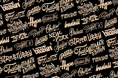 Logos & lettering collection design graphic handlettering illustrator lettering logo type typo typography vector