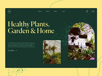 Gardening Company Website design design studio garden gardening graphic design greenhouse interaction interface landscape design plants ui user experience ux web web design web interface web marketing web page website website design