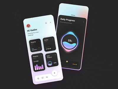 Habit Tracking App app cuberto daily habit interface productive tool tracker ui ui design user experience user interface user interface design ux uxui