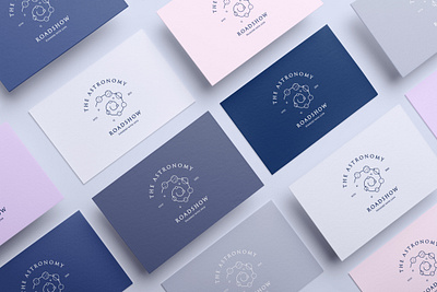 The Astronomy Roadshow brand identity branding branding and identity branding and logo branding concept business cards concept galaxy moon stars universe wanders of the sky