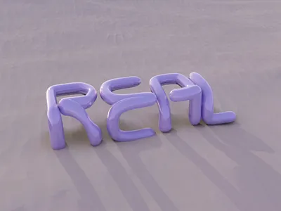 Realism Text 3d animation blender design kinetictype kinetictypography logo type typography