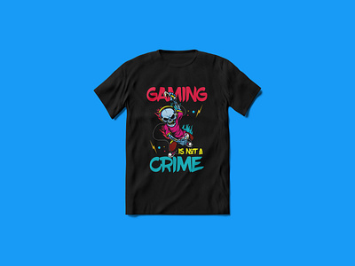 Funny Gaming T-shirt Design customtype flat funny illustration funny t shrit funny tshirt gamer logo gamergirl gamerguy games design gaming gaming tshirt illustration art logo merchandise tshirt tshirt art tshirt design typography ui ux