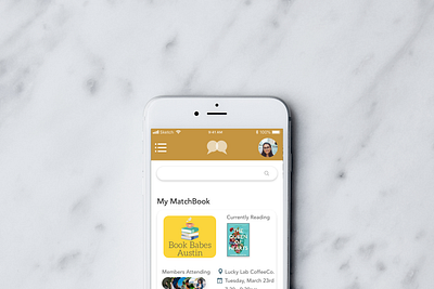 Book Club App app design ui ui design