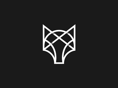Wulfric Logo Exploration animal geometric icon logo mark symbol wolf