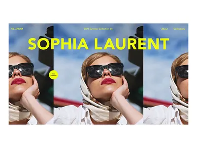 Fashion Lookbook design fashion brand interactions load lookbook ui ux web