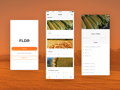 FLDR App app clean design graphic design icon logo minimal ui ux web