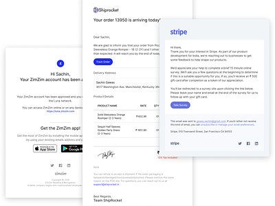 Email Templates design email template figma layout ui