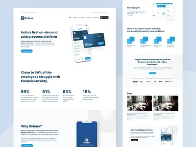 Refyne design illustrator ui ux web website