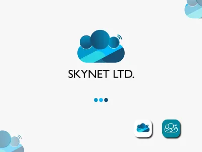 logo for skynet ltd. brand identity branding design design graphic art graphic design graphics design icon illustration logo typography