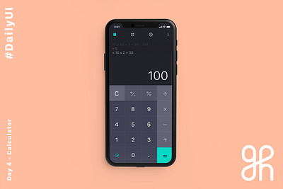 Daily UI Challenge - Day 4 - Calculator dailyui dailyui004 dailyuichallenge design