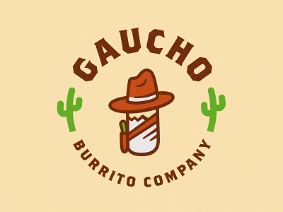 Gaucho Burrito Co. badge logo branding design burrito burritos cactus cowboy food and drink food logo gaucho gun hot sauce logodesign mexican mexican food logo peppers restaurant logo restaurant logo design tacos texas weekly logo challenge