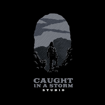 Caught In A Storm Animated animated animation branding dusan klepic fantasy game gaming logo storm studio