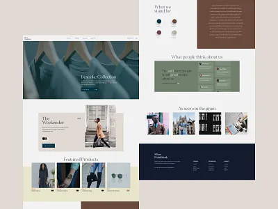 Fashion Website Landing Page clean clothing clothing brand design fashion grids landing minimal typography ui ux web webdesign website website concept website design