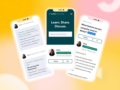 Wrike Community User Profile community design minimal mobile mobile ui uidesign uiux userprofile uxdesign web webdesign website wrike wrikedesign