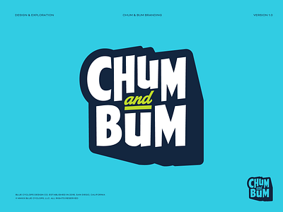 Branding | Chum & Bum 01 branding branding agency branding studio color colorful design freelance graphic designer illustration illustration studio illustrator logo logo design logo designer logotype logotype designer typography