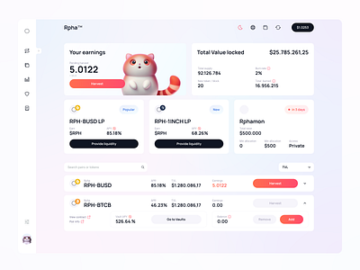 Rpha finance banking bitcoin bitcoin exchange crypto crypto wallet cryptocurrency dashboard dashboard ui defi digital design ethereum exchange finance interface nft ui uiux ux