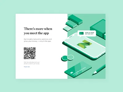 Illustration for the NerdWallet App app creditcard illustration isometric money pencil personal finance rewards
