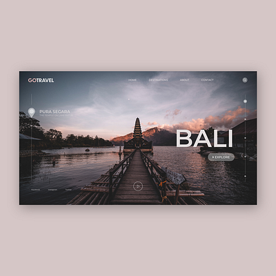 Landing Page for a Travel Agency branding design landingpage ui ux web web design webdesign webdeveloper webdevelopment