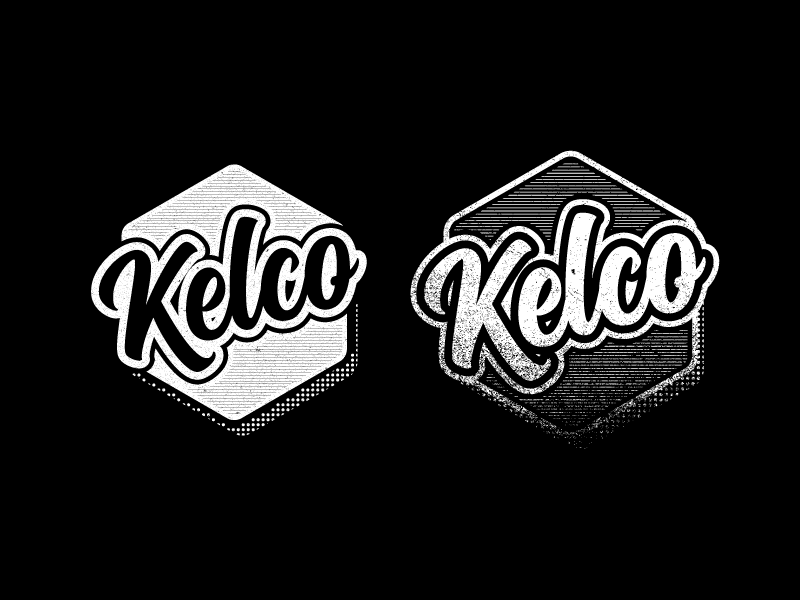 Kelco Hex Halftone art branding design graphic design illustration illustrator tshirt art tshirt design typography vector