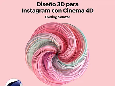 Cinema4d course with Domestika! 3d 3dart 3dartist abstract design branding c4d c4dart cinema4d cryptoart domestika illustration peru