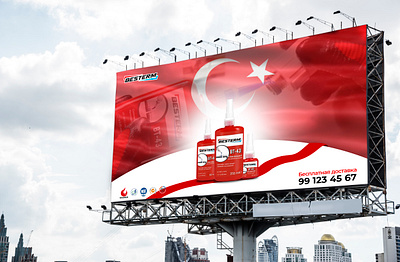 Bilboard design for Besterm Uzbekistan advertising art banner ad billboard billboard design design graphic design photoshop