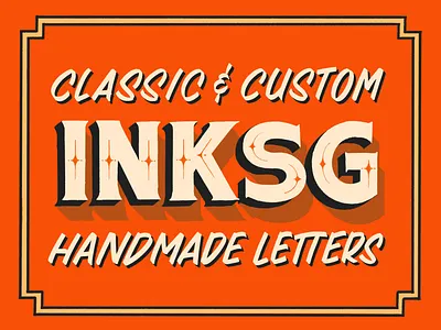 Custom Letters casual procreate shadow signpainting