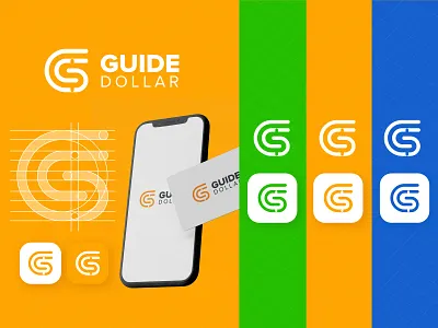 Guide Dollar💰 applogo brand identity branding concept design design exploration dollar dollarlogo flat gs guidelogo illustration lettermarklogo logo logo design logooftheday moneylogo moneytransfer