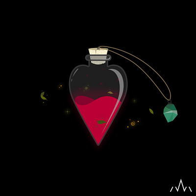 Magic of love design illustration vector