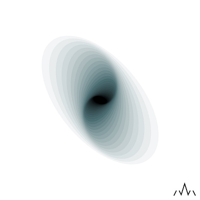 Wormhole design illustration vector