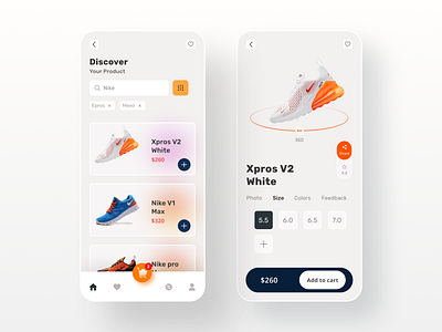 Ecommerce Mobile App app app design ecommerce ecommerce app ecommerce ui kit minimal mobile app mobile ui nike shoes onboarding online product online shoe stores online store ui ui ux uidesign user interface