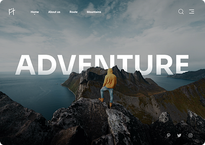 Adventure adventure adventure time adventures beautiful design enjoy the moment figmadesign scenery travel trekking ui ux web