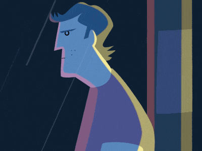 Neon 2d ae after effects animation cartoon colourful design illustration loop motion