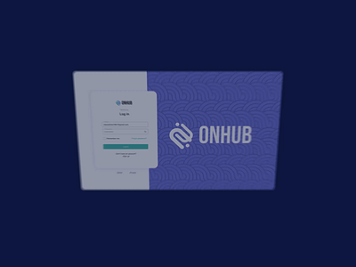 Web Platform Onhub animation app chat dashboard design figma graphic design log in messages ui ux web app web application web design web platform