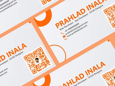 Business Card app branding business business card design business cards design icon illustration logo minimal prahlad prahlad inala print ui ux