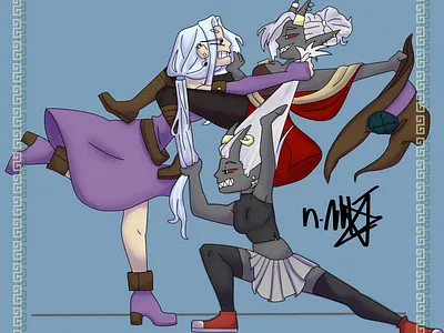 Petty Problems character design concept art magic