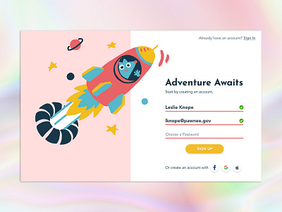 Account Sign Up daily ui dailyui dailyuichallenge signup ui ui design