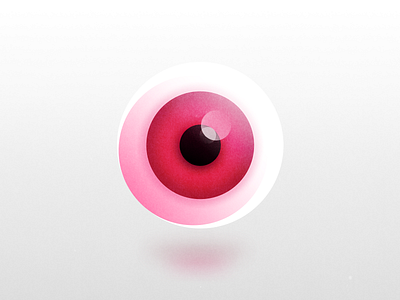 👁 shot previewer for dribbble → EYE branding illustration